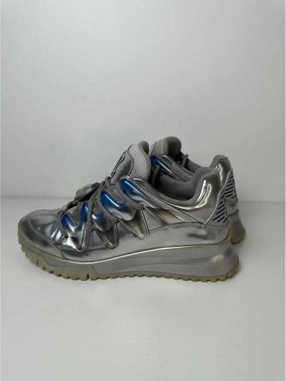 Louis Vuitton Zig Zag Sneaker Silver Blue SZ 7 LV (US 9)